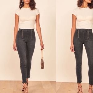 Reformation Krista Black Jeans size 28